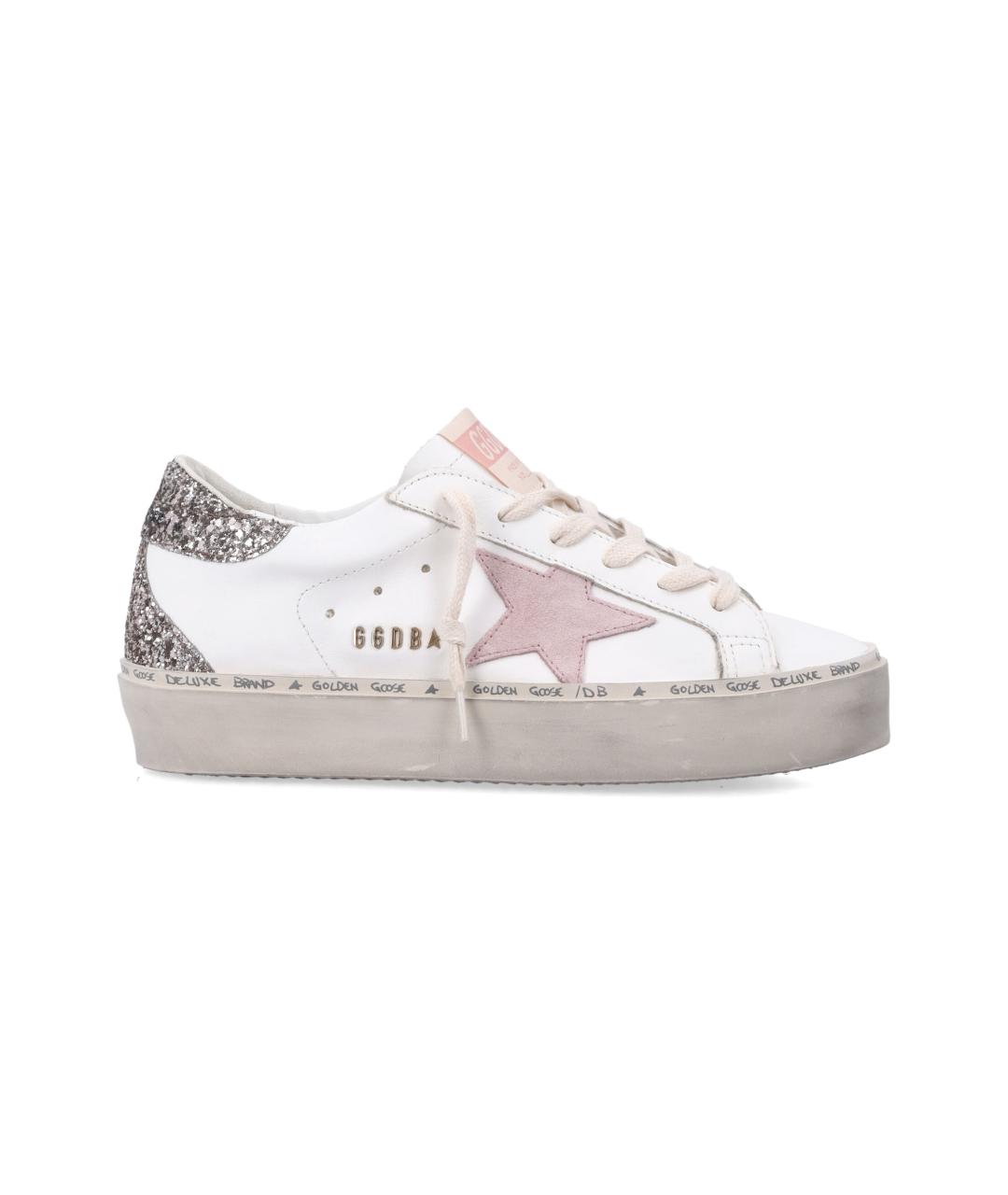 GOLDEN GOOSE DELUXE BRAND Белые кожаные кеды, фото 1