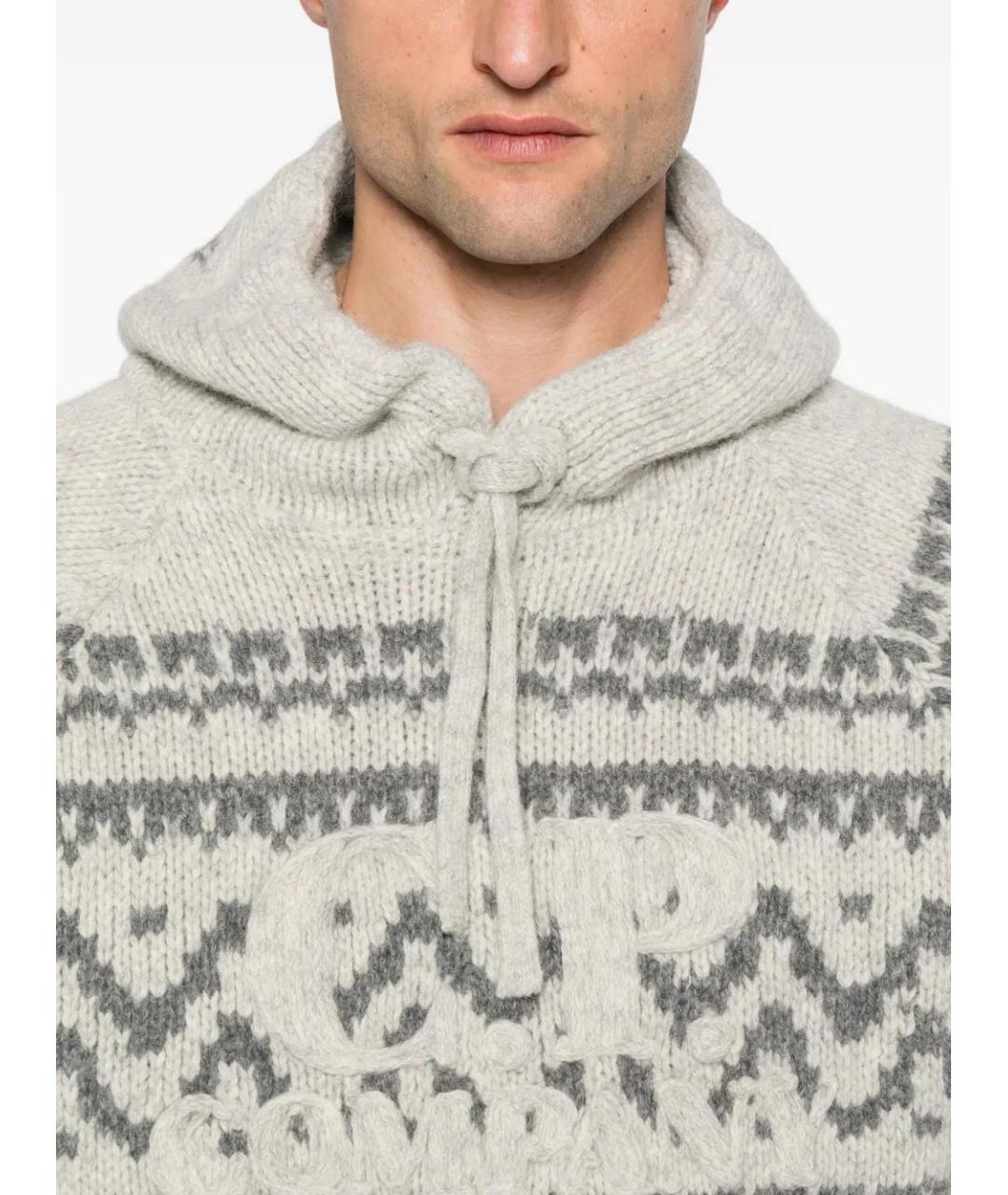 CP COMPANY Серый шерстяной джемпер / свитер, фото 5