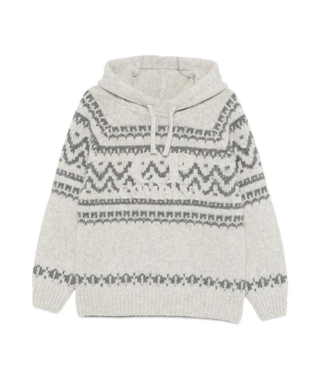 CP COMPANY Серый шерстяной джемпер / свитер, фото 1