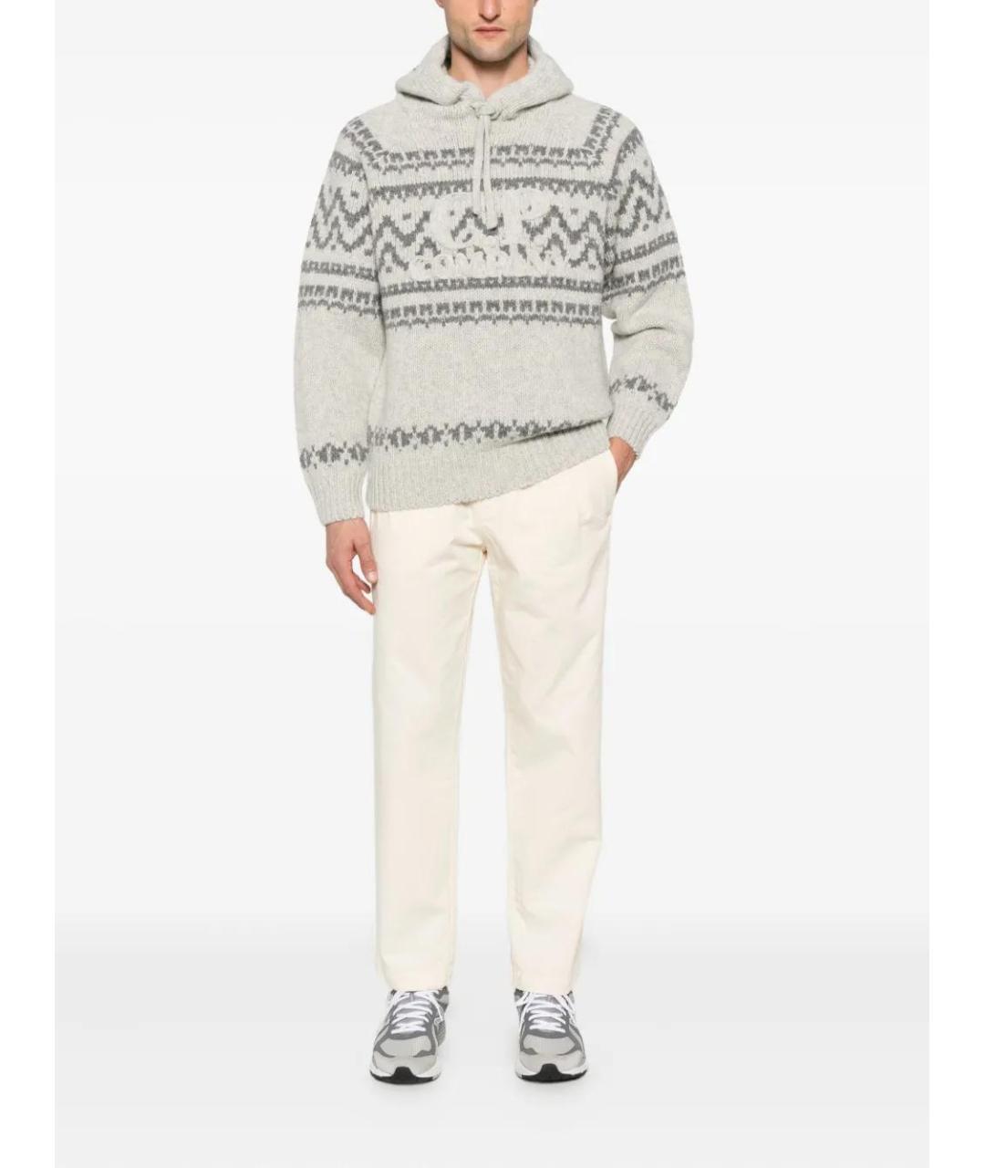 CP COMPANY Серый шерстяной джемпер / свитер, фото 2