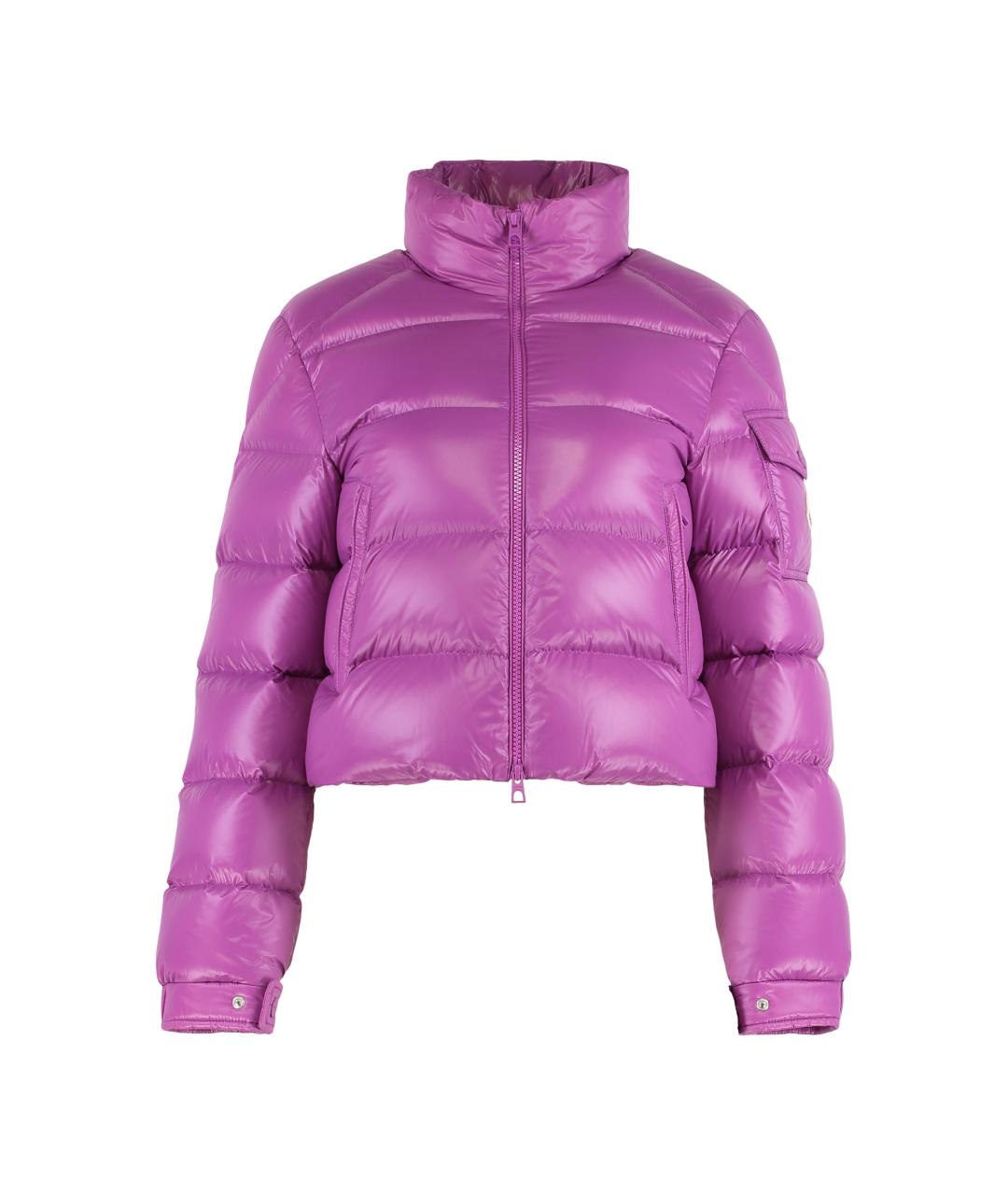 MONCLER Фуксия полиамидовая куртка, фото 1