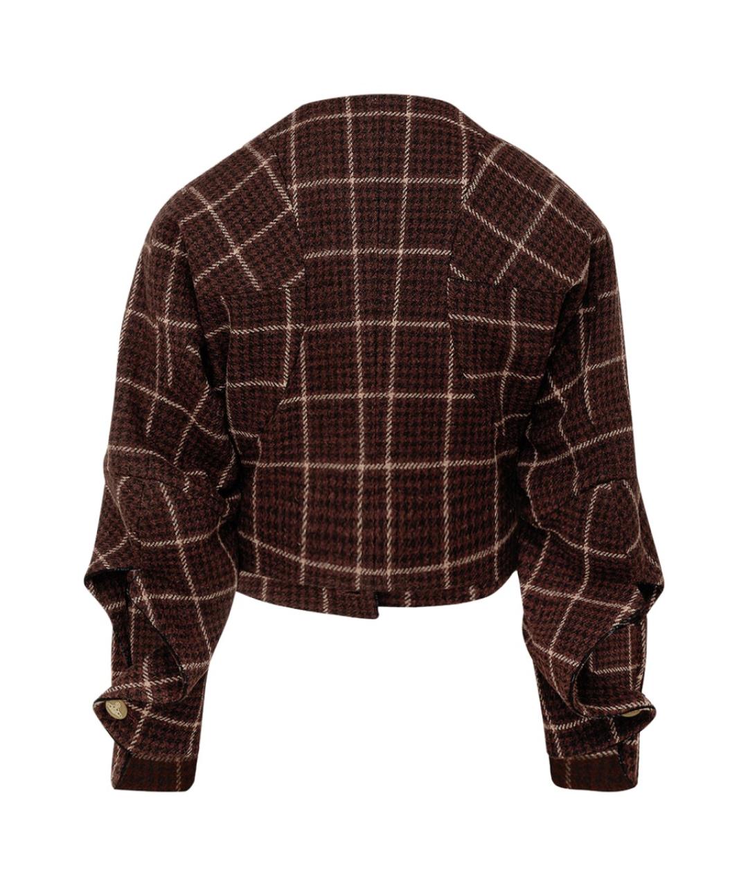 VIVIENNE WESTWOOD Коричневая шерстяная куртка, фото 4