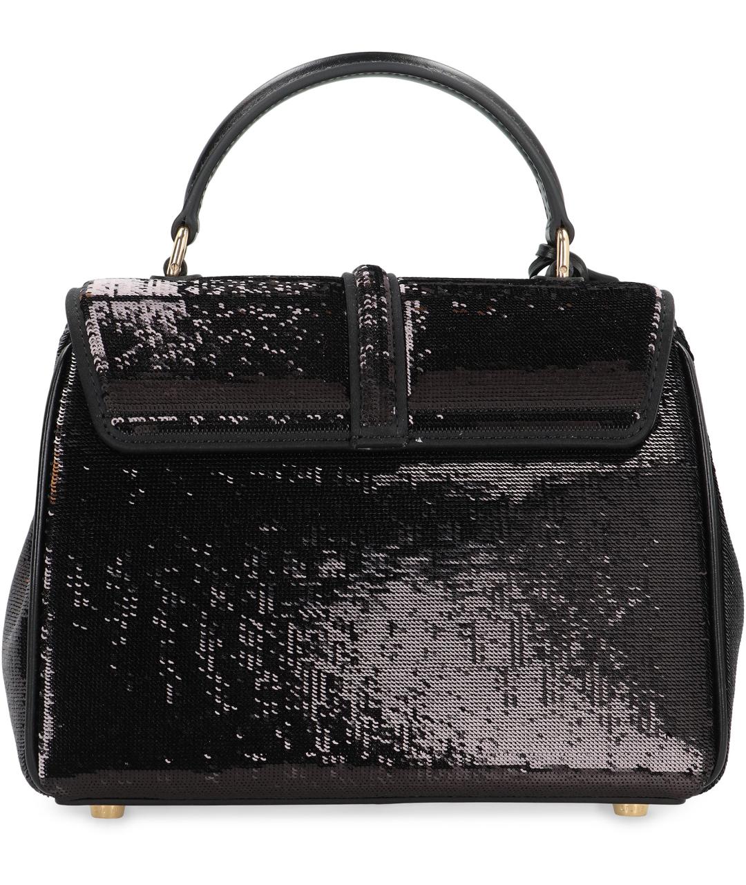 CELINE Черная синтетическая сумка через плечо, фото 4