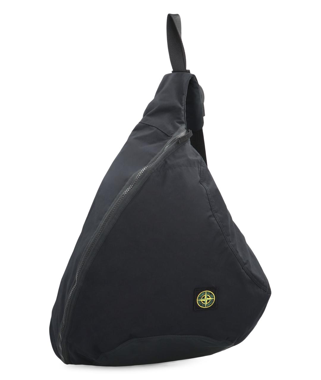 STONE ISLAND Черный синтетический рюкзак, фото 1