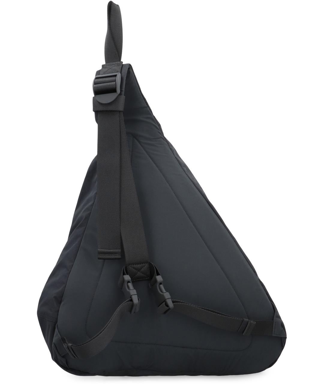 STONE ISLAND Черный синтетический рюкзак, фото 4