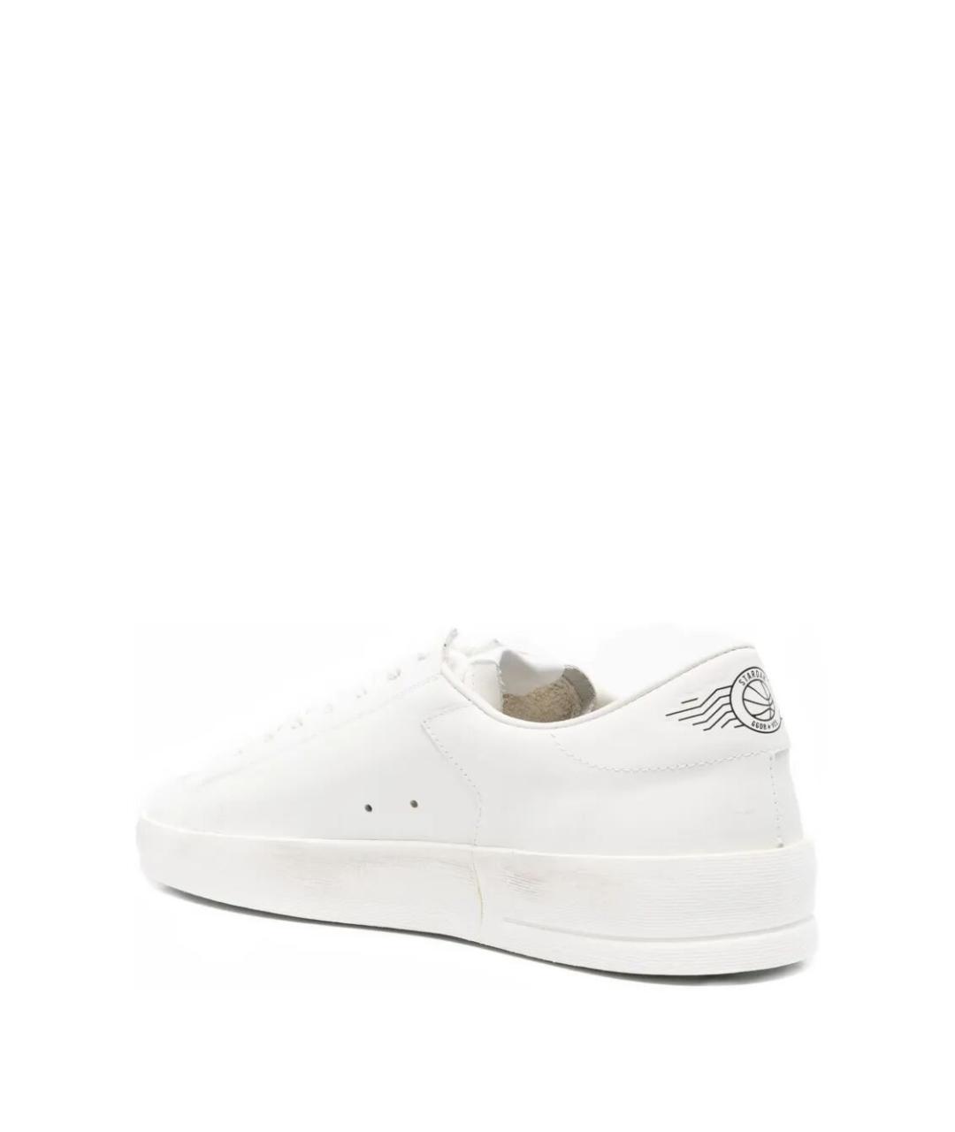 GOLDEN GOOSE DELUXE BRAND Белые кожаные низкие кроссовки / кеды, фото 3