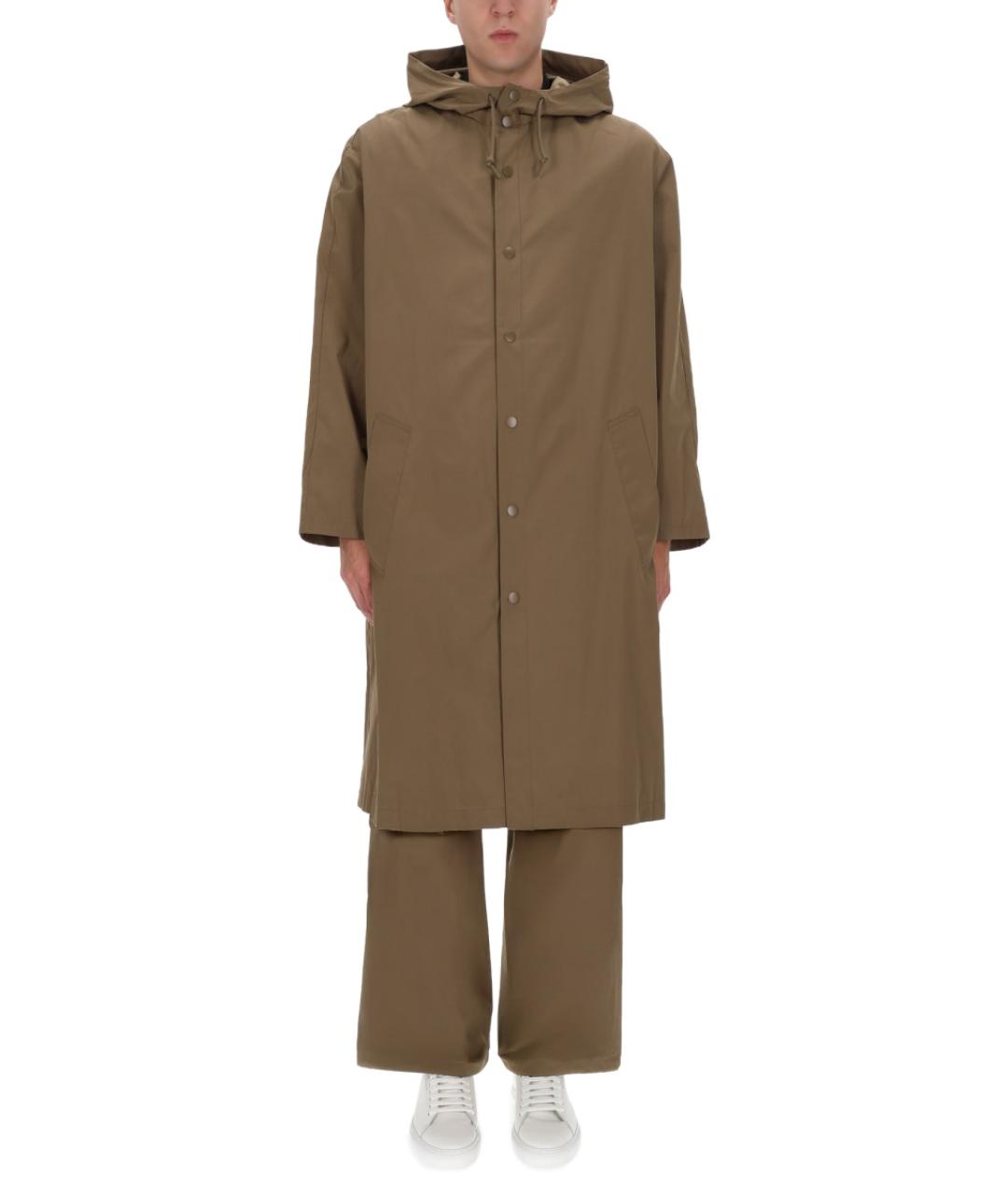 A.P.C. Коричневый полиэстеровый тренч / плащ, фото 2