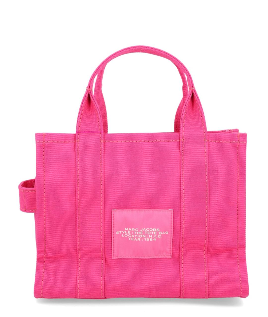 MARC JACOBS Фуксия хлопковая сумка тоут, фото 2