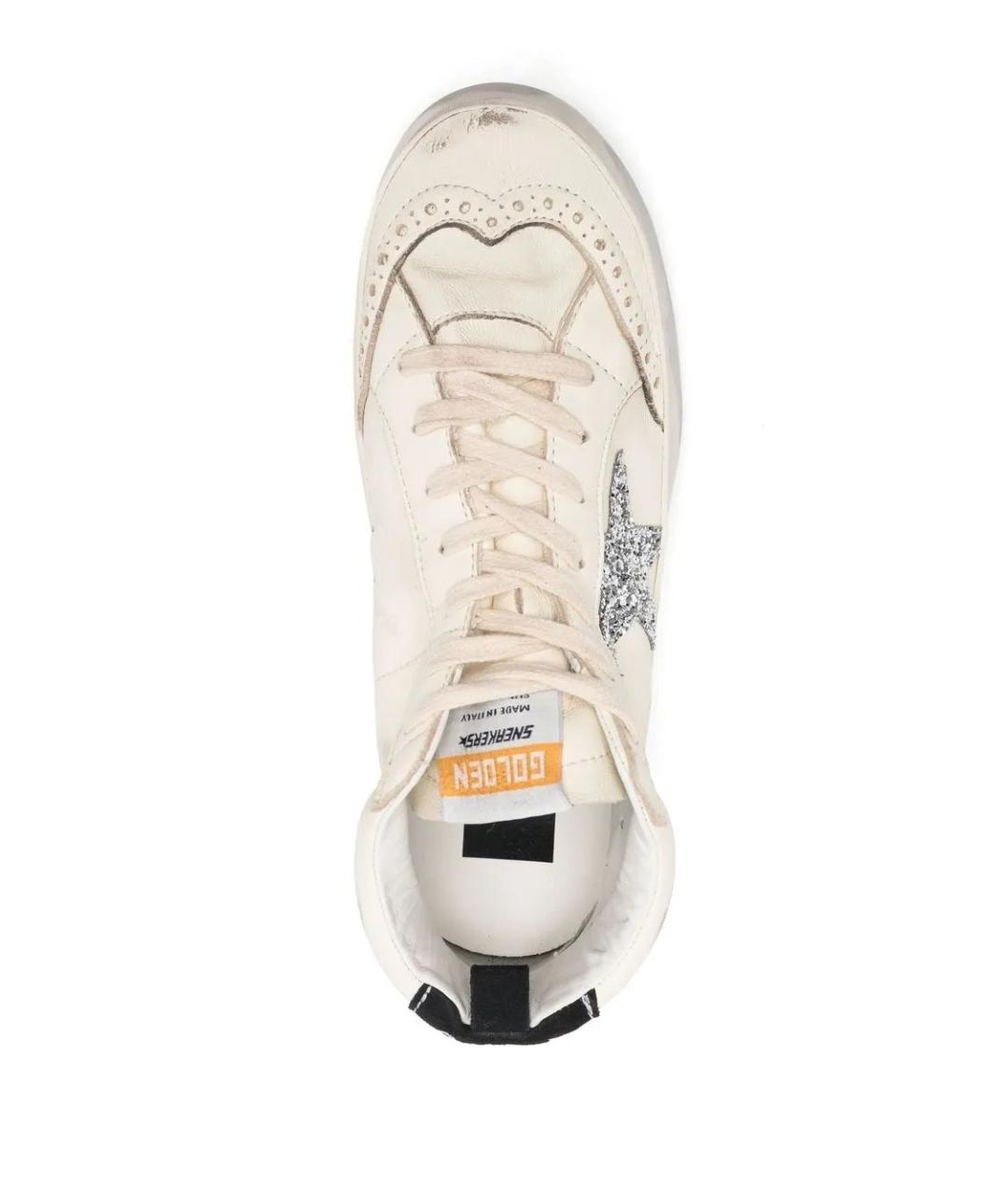 GOLDEN GOOSE DELUXE BRAND Белые кожаные кеды, фото 4