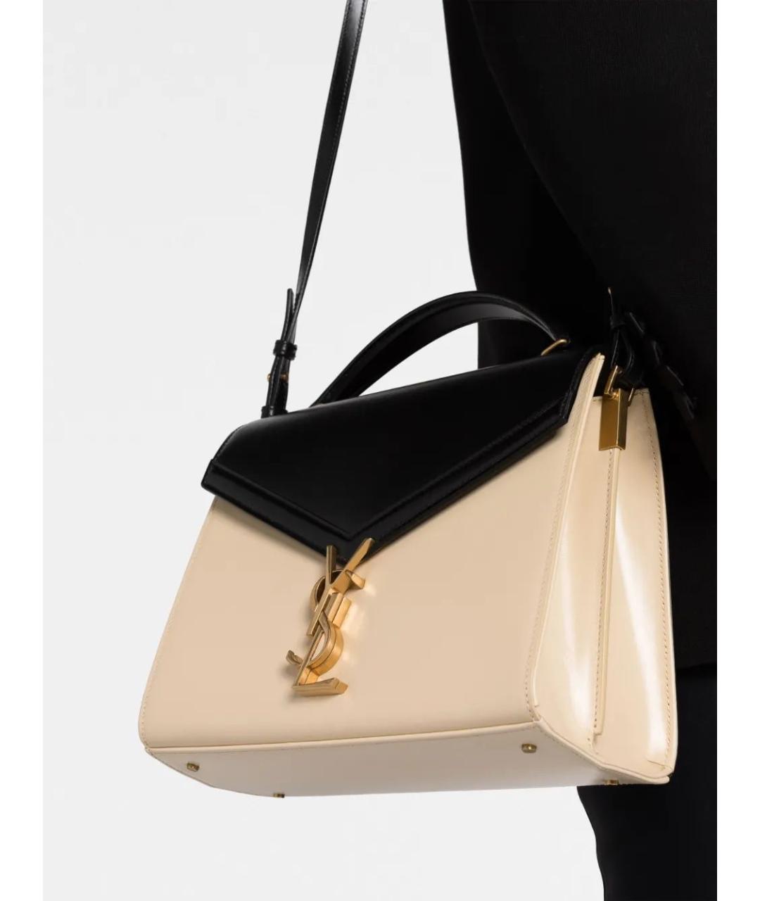 SAINT LAURENT Мульти кожаная сумка с короткими ручками, фото 3