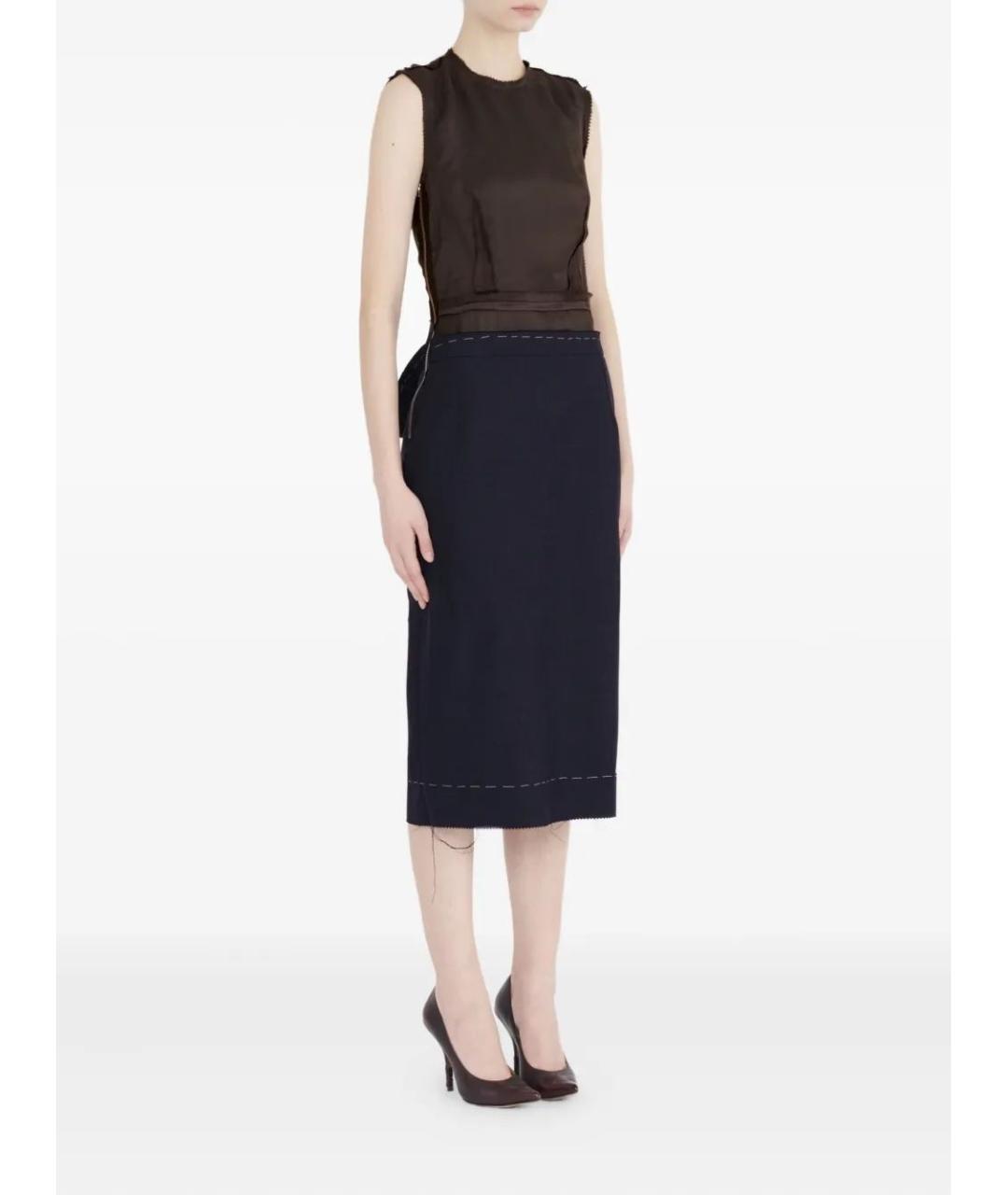 MAISON MARGIELA Мульти повседневное платье, фото 3