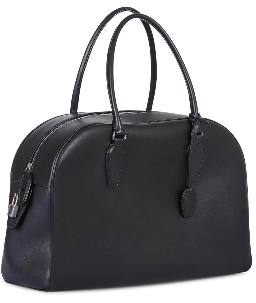 THE ROW Черная кожаная сумка тоут, фото 3