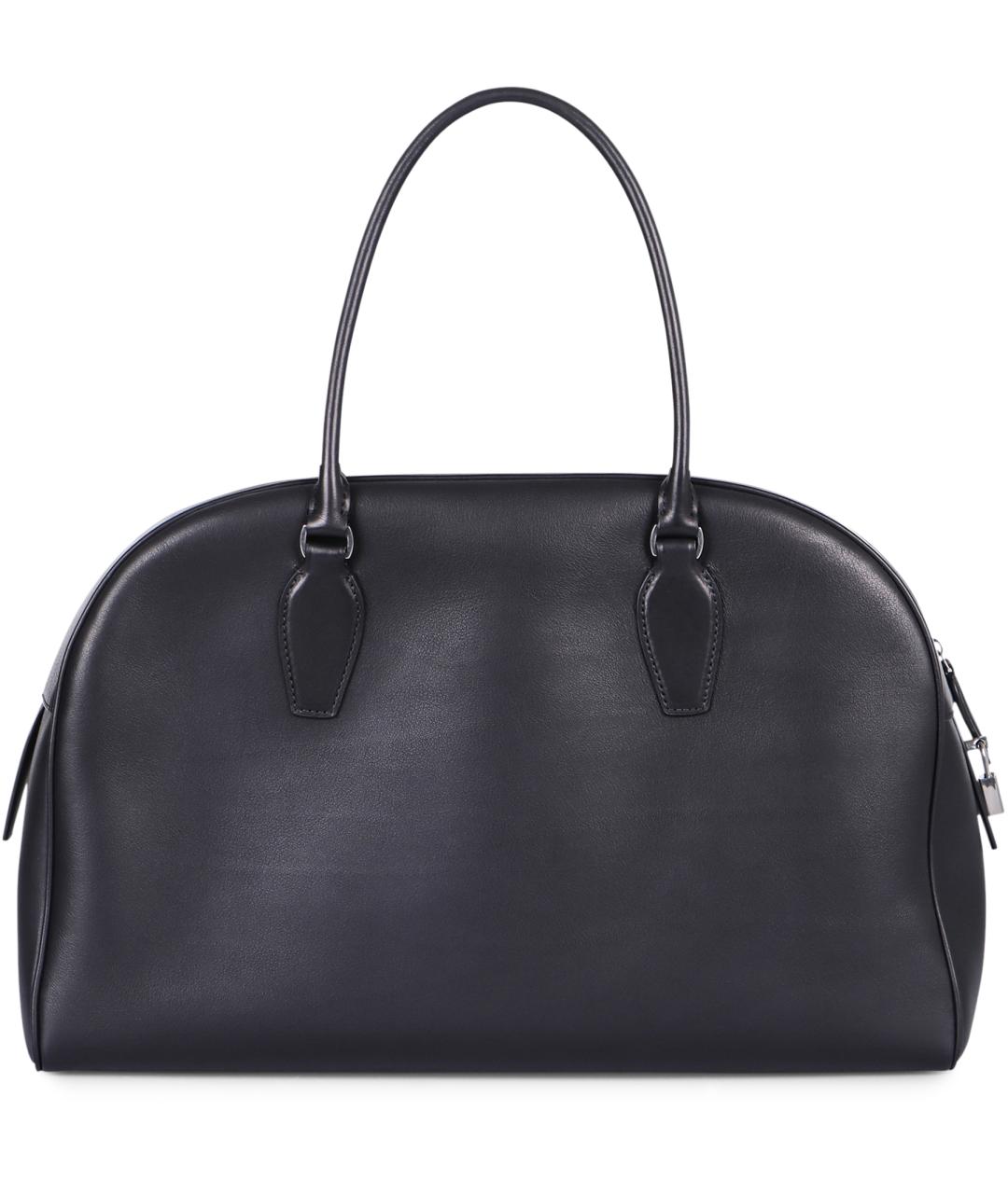 THE ROW Черная кожаная сумка тоут, фото 4