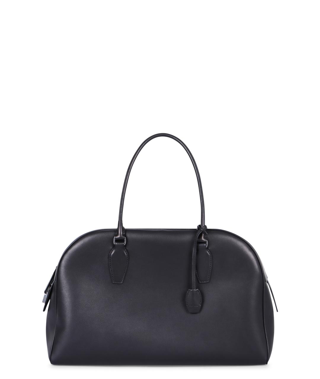 THE ROW Черная кожаная сумка тоут, фото 1