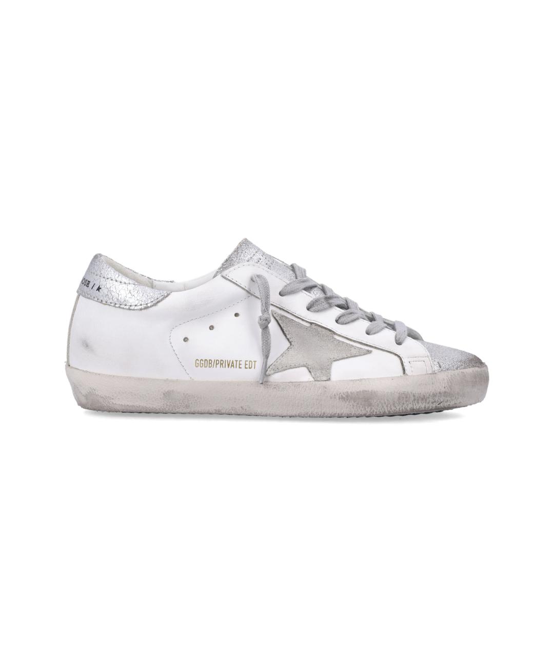 GOLDEN GOOSE DELUXE BRAND Белые кожаные кеды, фото 1