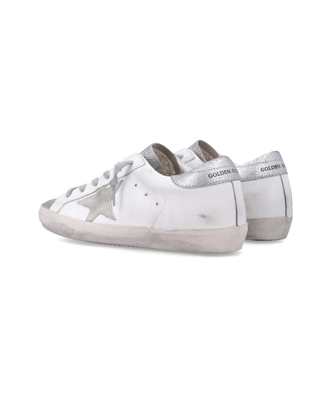 GOLDEN GOOSE DELUXE BRAND Белые кожаные кеды, фото 4