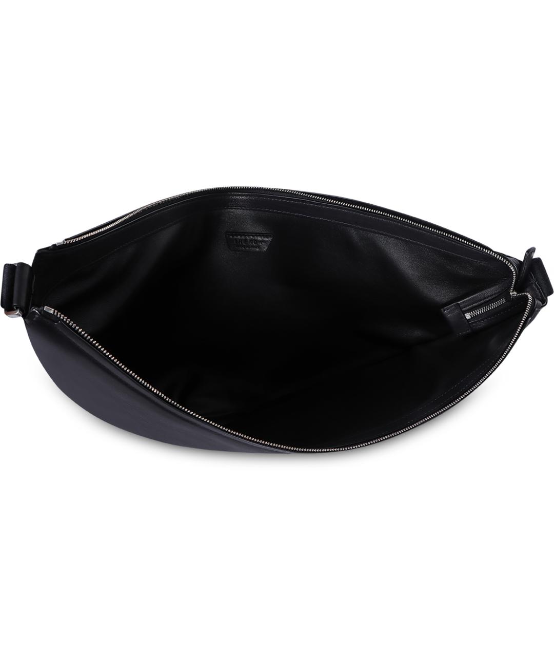 THE ROW Черная кожаная сумка через плечо, фото 5