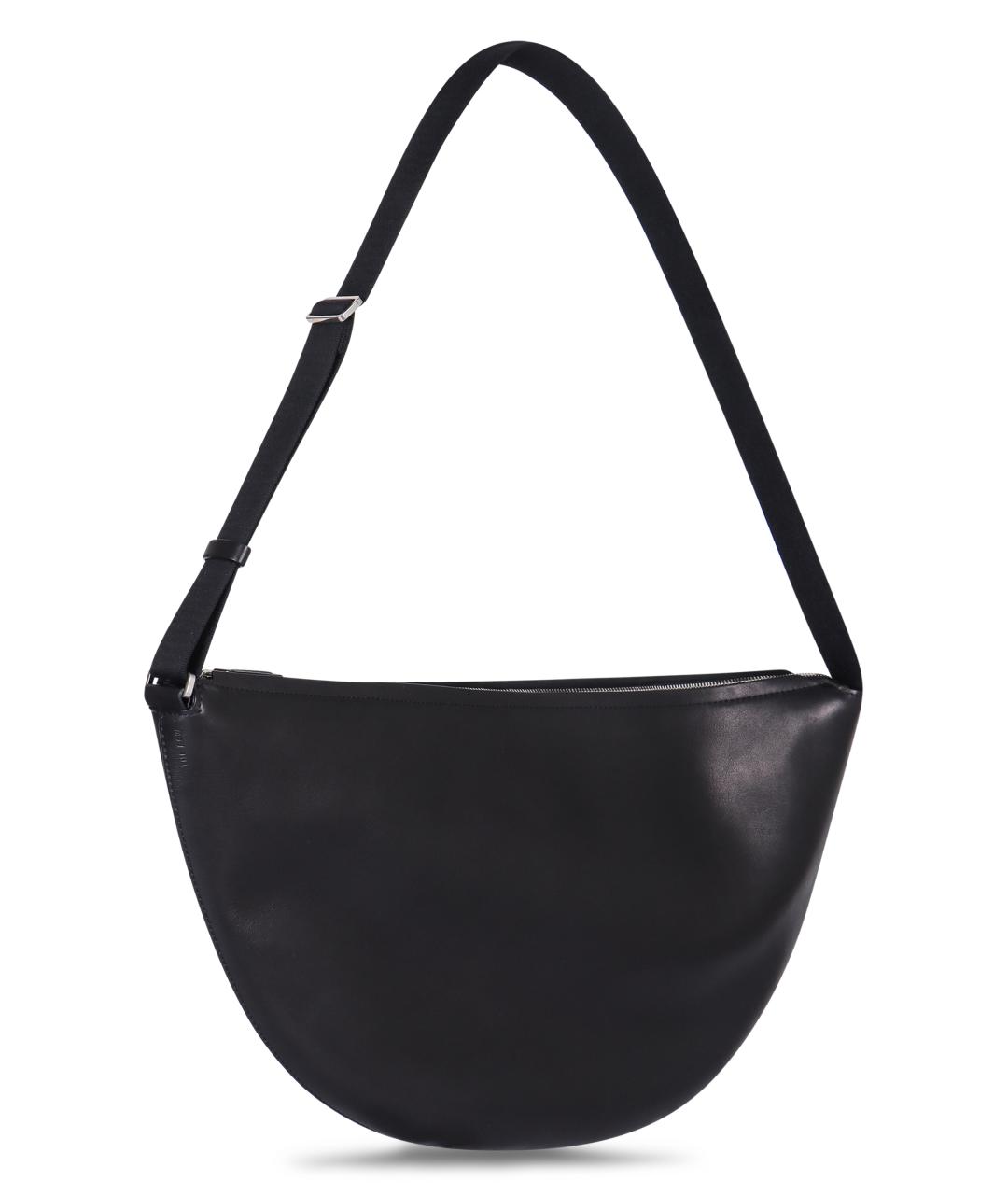THE ROW Черная кожаная сумка через плечо, фото 3