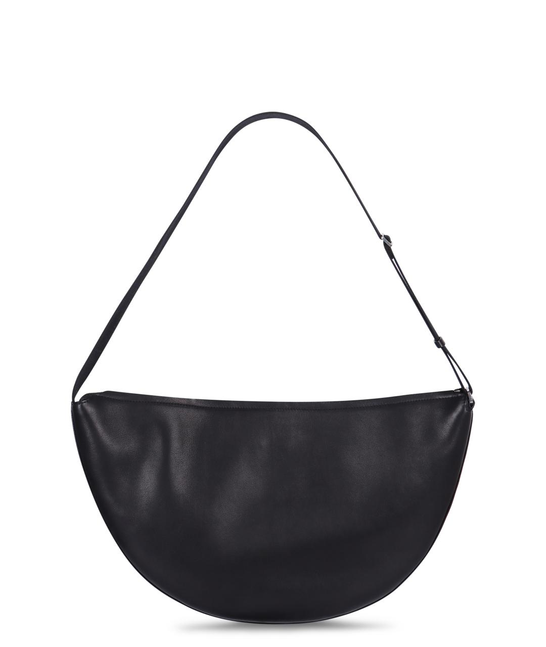 THE ROW Черная кожаная сумка через плечо, фото 4