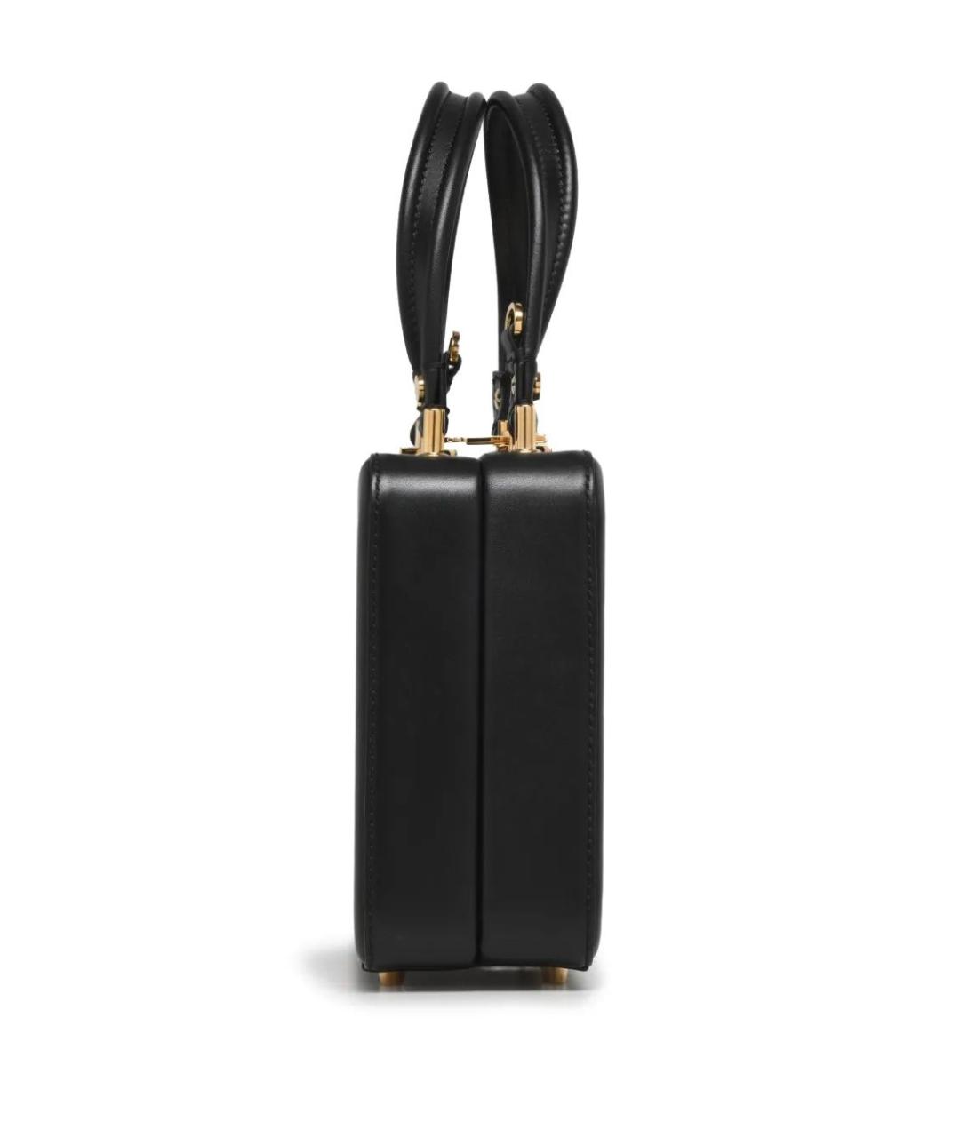 GIANVITO ROSSI Черная кожаная сумка с короткими ручками, фото 3
