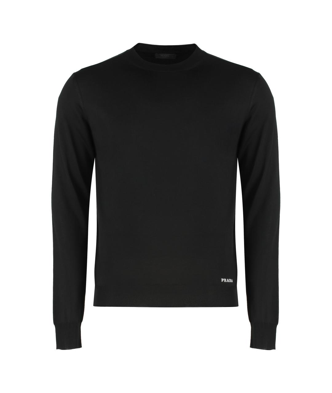 PRADA Черный синтетический джемпер / свитер, фото 1