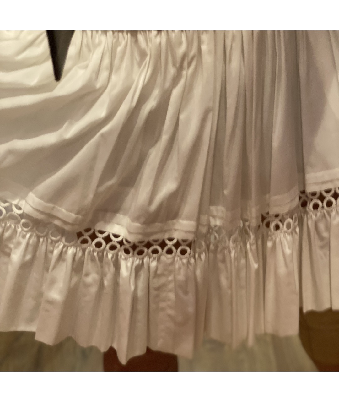 ROBERTO CAVALLI Белая хлопковая юбка миди, фото 3