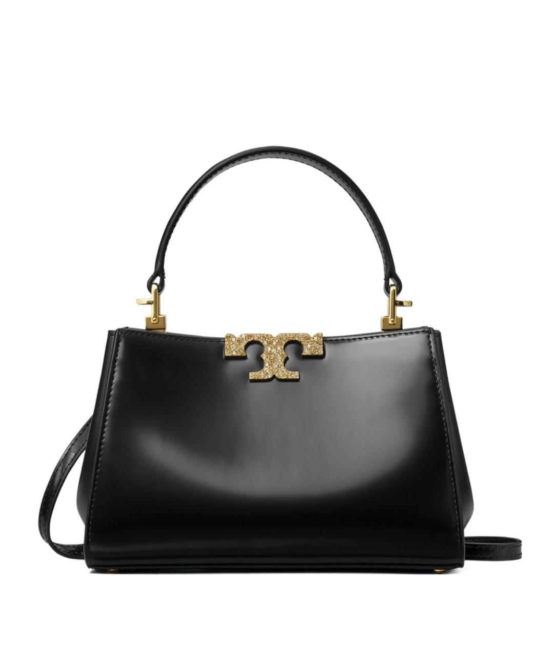 TORY BURCH Черная кожаная сумка через плечо, фото 1