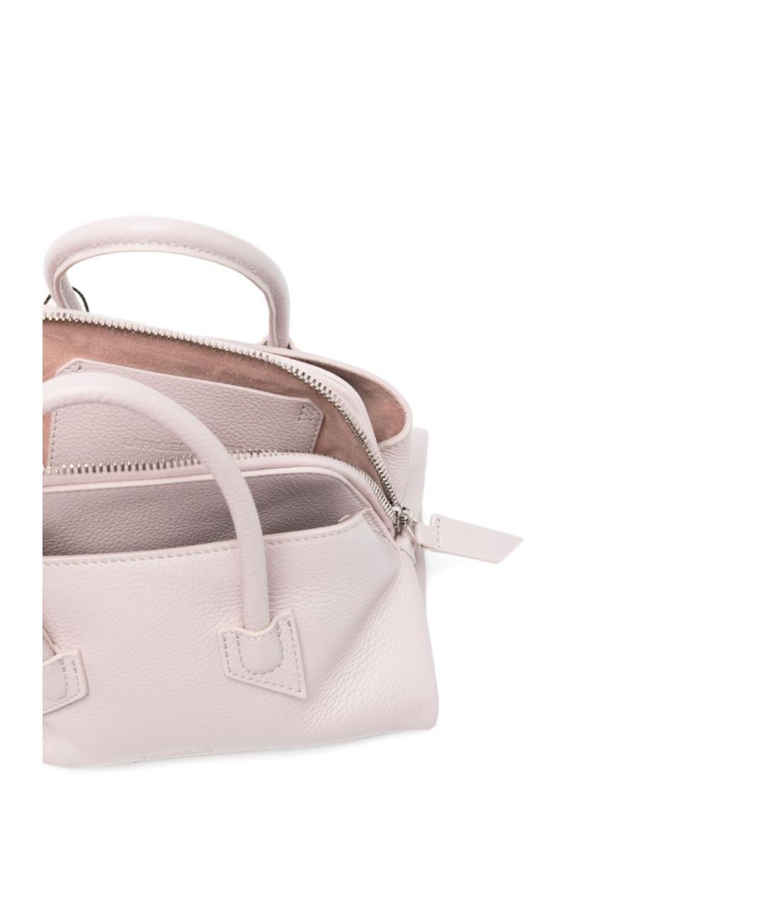 THE ATTICO Серая кожаная сумка тоут, фото 3