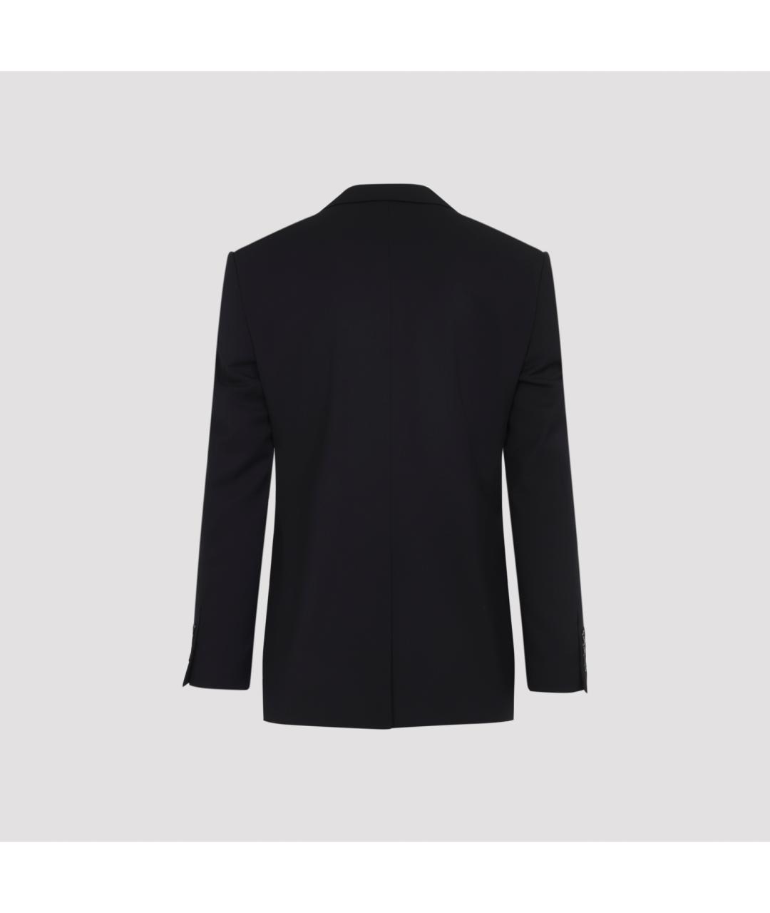 BALENCIAGA Черный шерстяной пиджак, фото 4