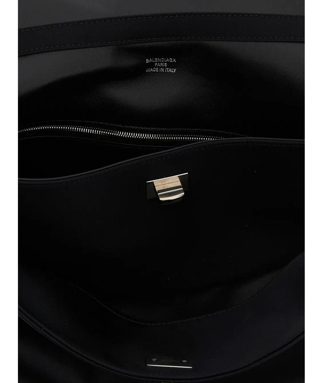 BALENCIAGA Черная синтетическая сумка на плечо, фото 4