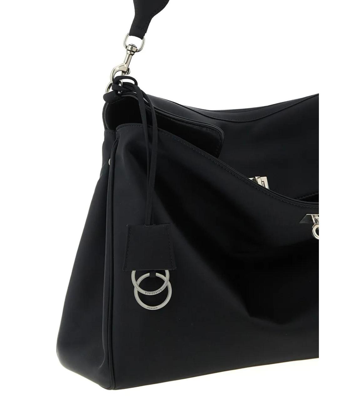 BALENCIAGA Черная синтетическая сумка на плечо, фото 3