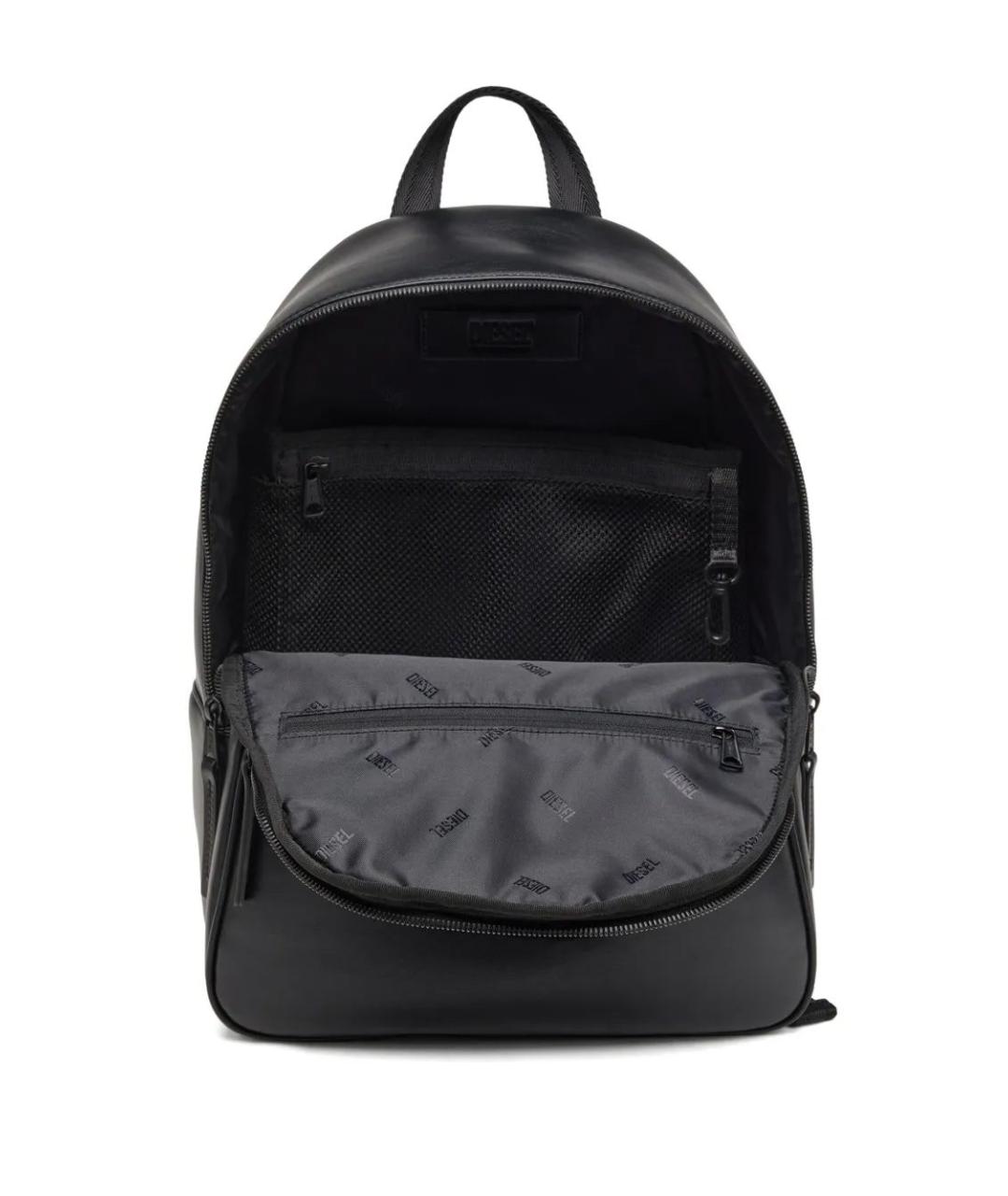 DIESEL Черный рюкзак из искусственной кожи, фото 3
