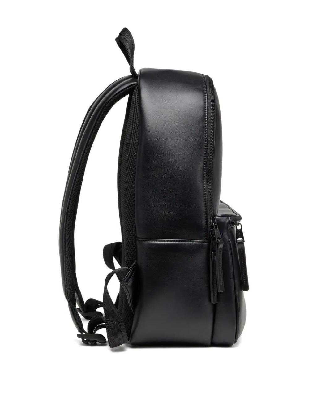 DIESEL Черный рюкзак из искусственной кожи, фото 4