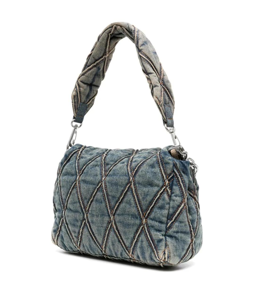 DIESEL Синяя сумка через плечо, фото 3