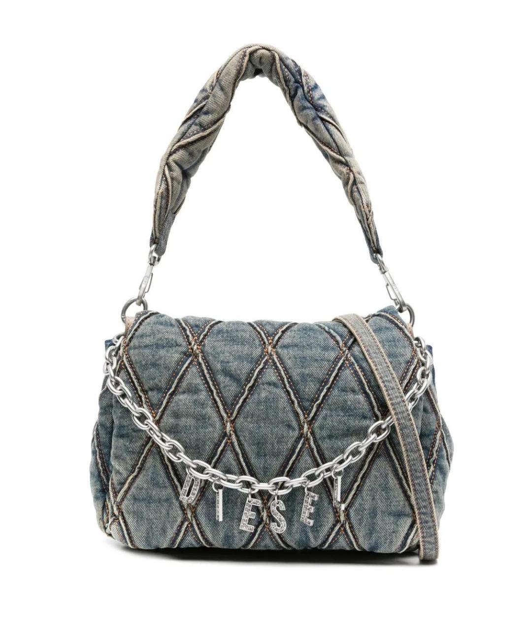 DIESEL Синяя сумка через плечо, фото 1