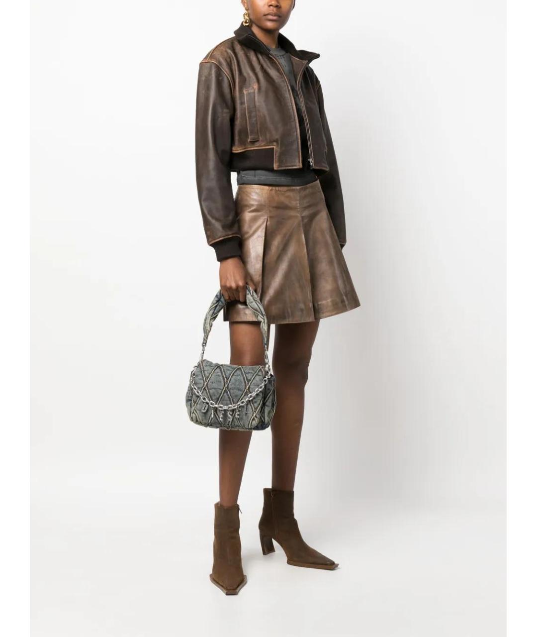 DIESEL Синяя сумка через плечо, фото 2