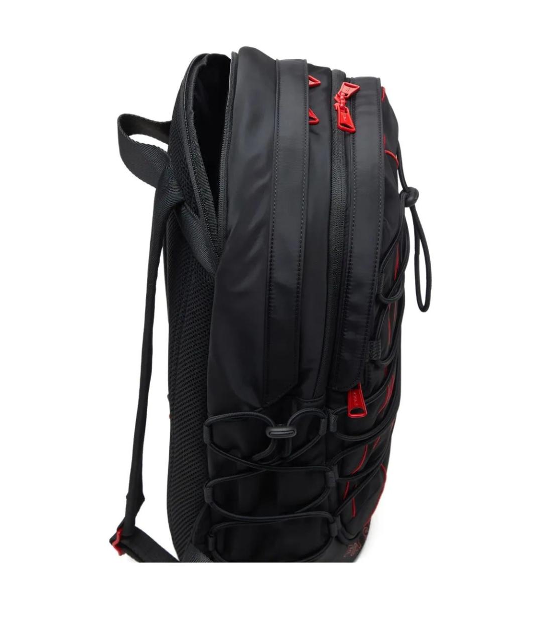 DIESEL Черный синтетический рюкзак, фото 4