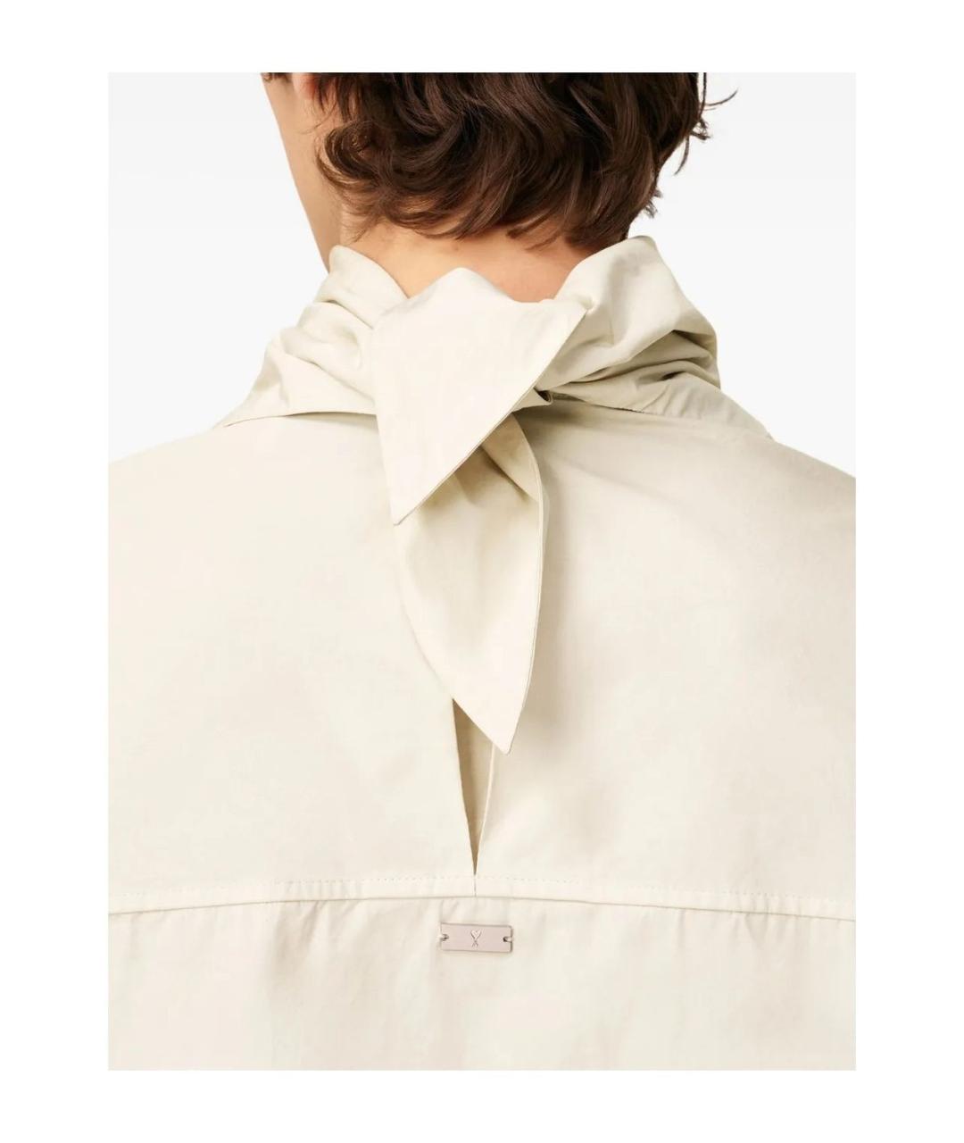 Ami Paris Белая хлопковая рубашка, фото 4