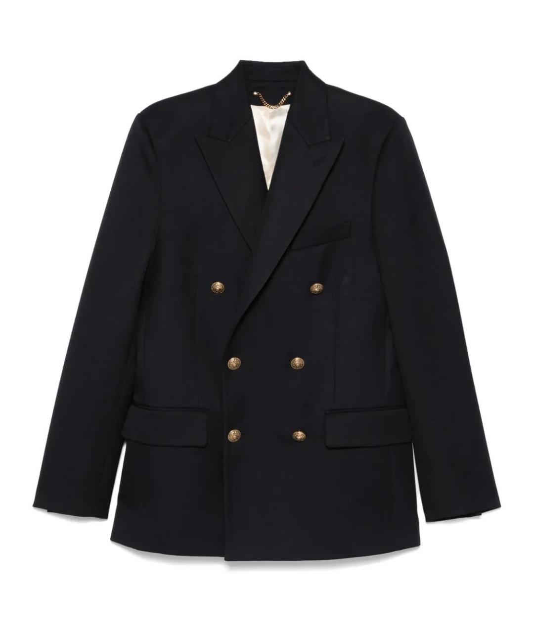 GOLDEN GOOSE DELUXE BRAND Темно-синий полиэстеровый пиджак, фото 1