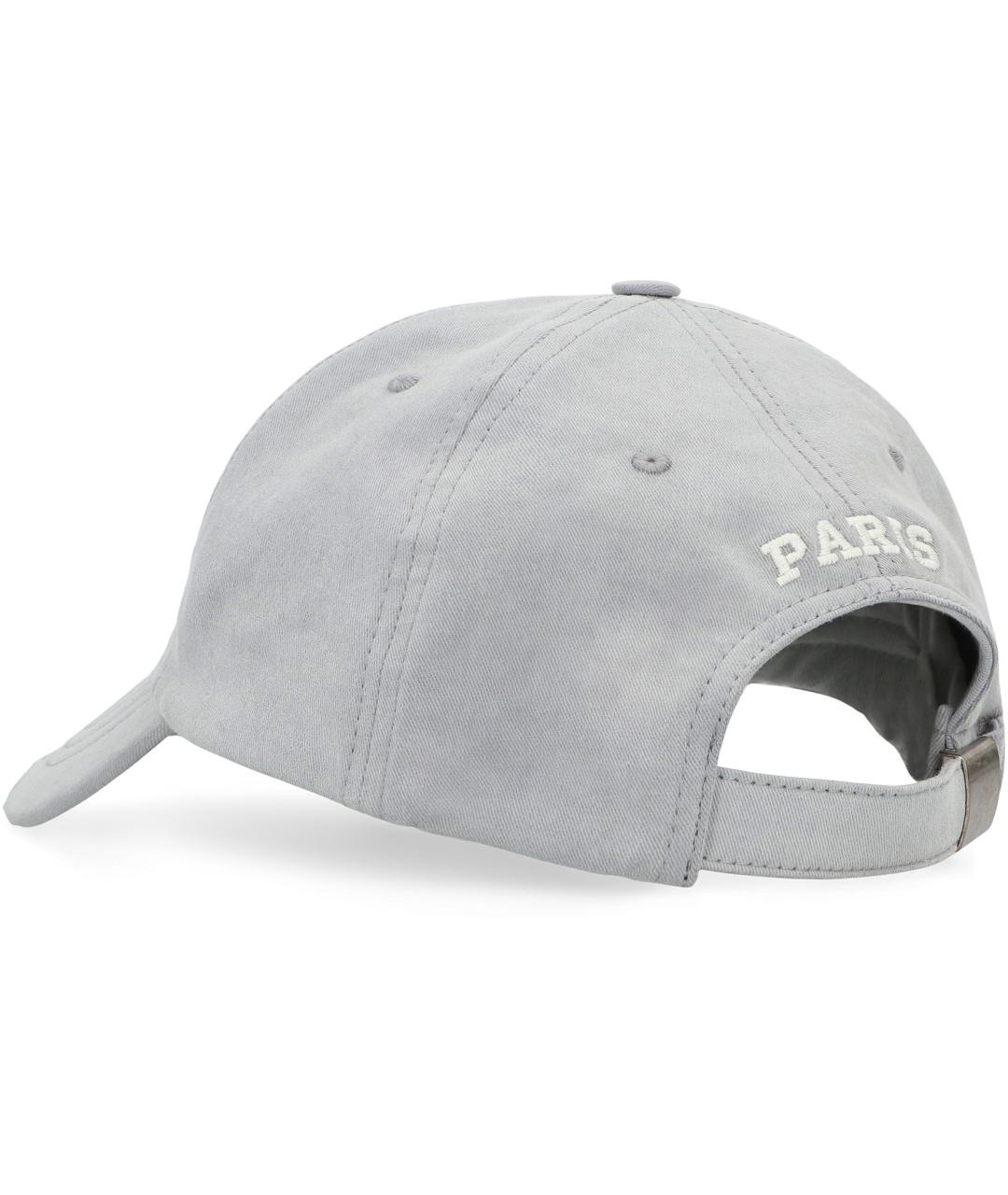 CELINE Серая хлопковая кепка/бейсболка, фото 3