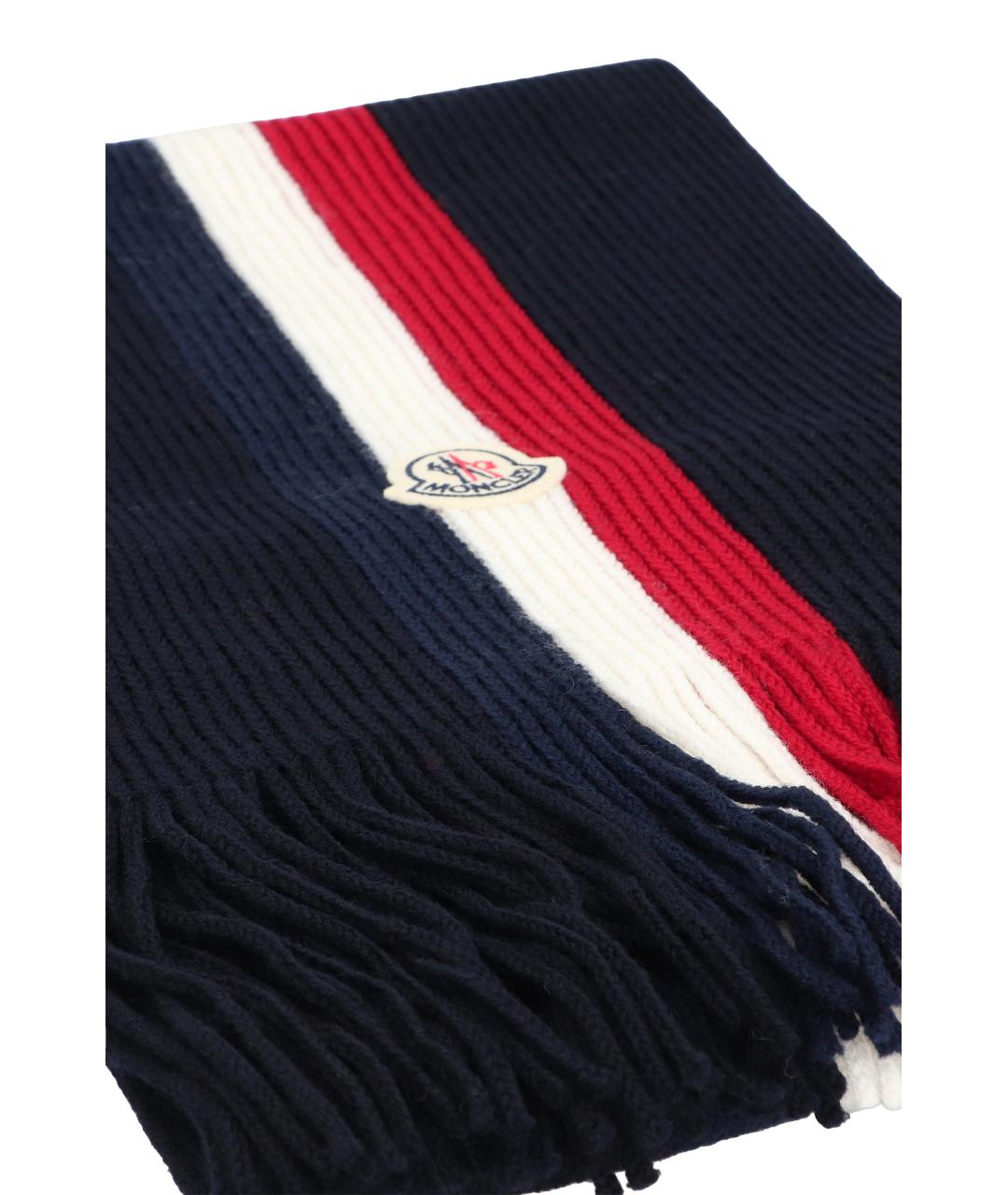 MONCLER Мульти шерстяной шарф, фото 3