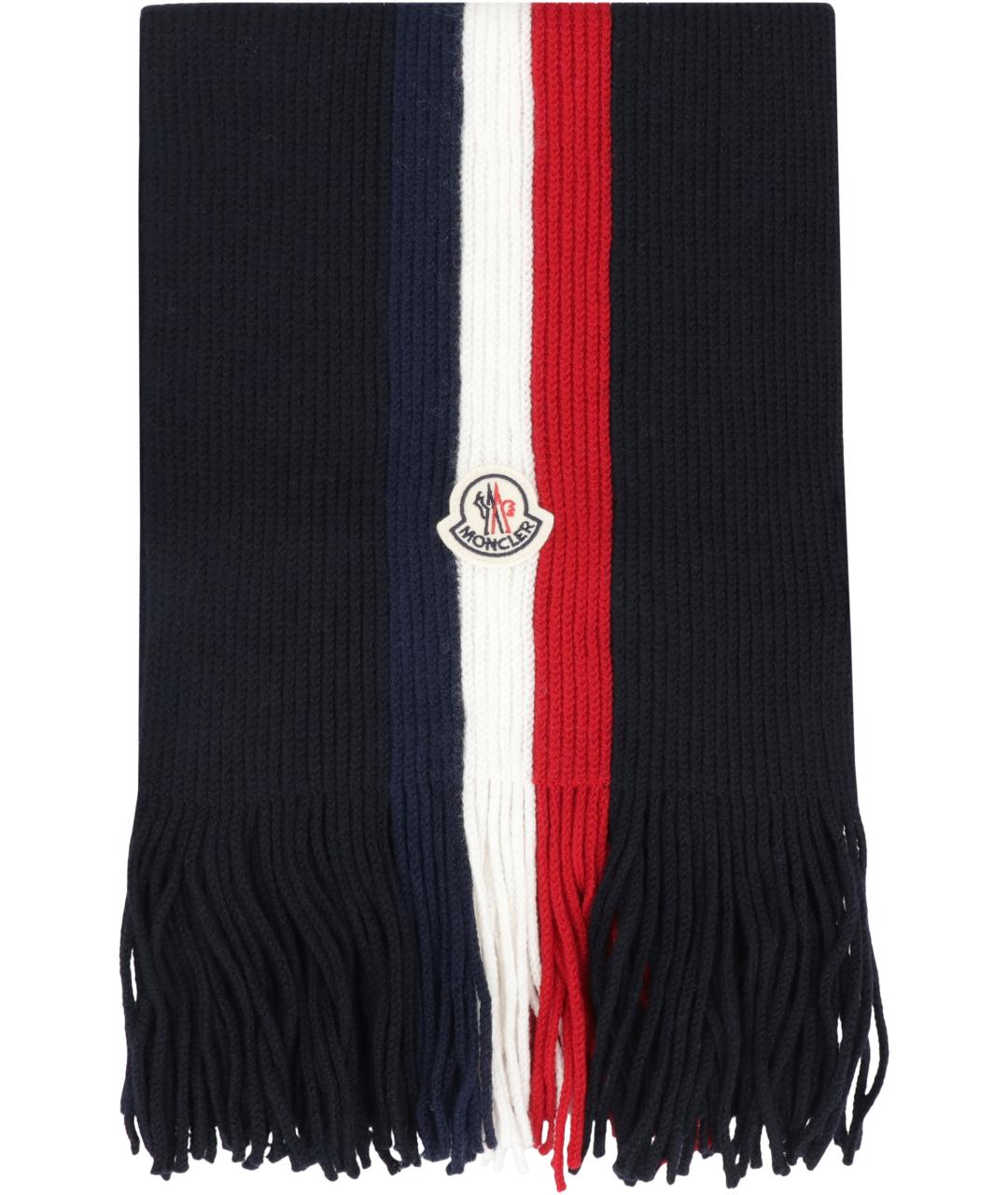 MONCLER Мульти шерстяной шарф, фото 2