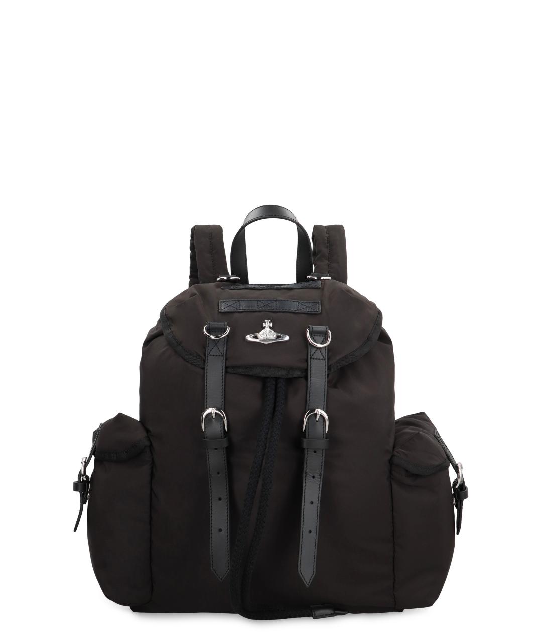 VIVIENNE WESTWOOD Черный синтетический рюкзак, фото 1