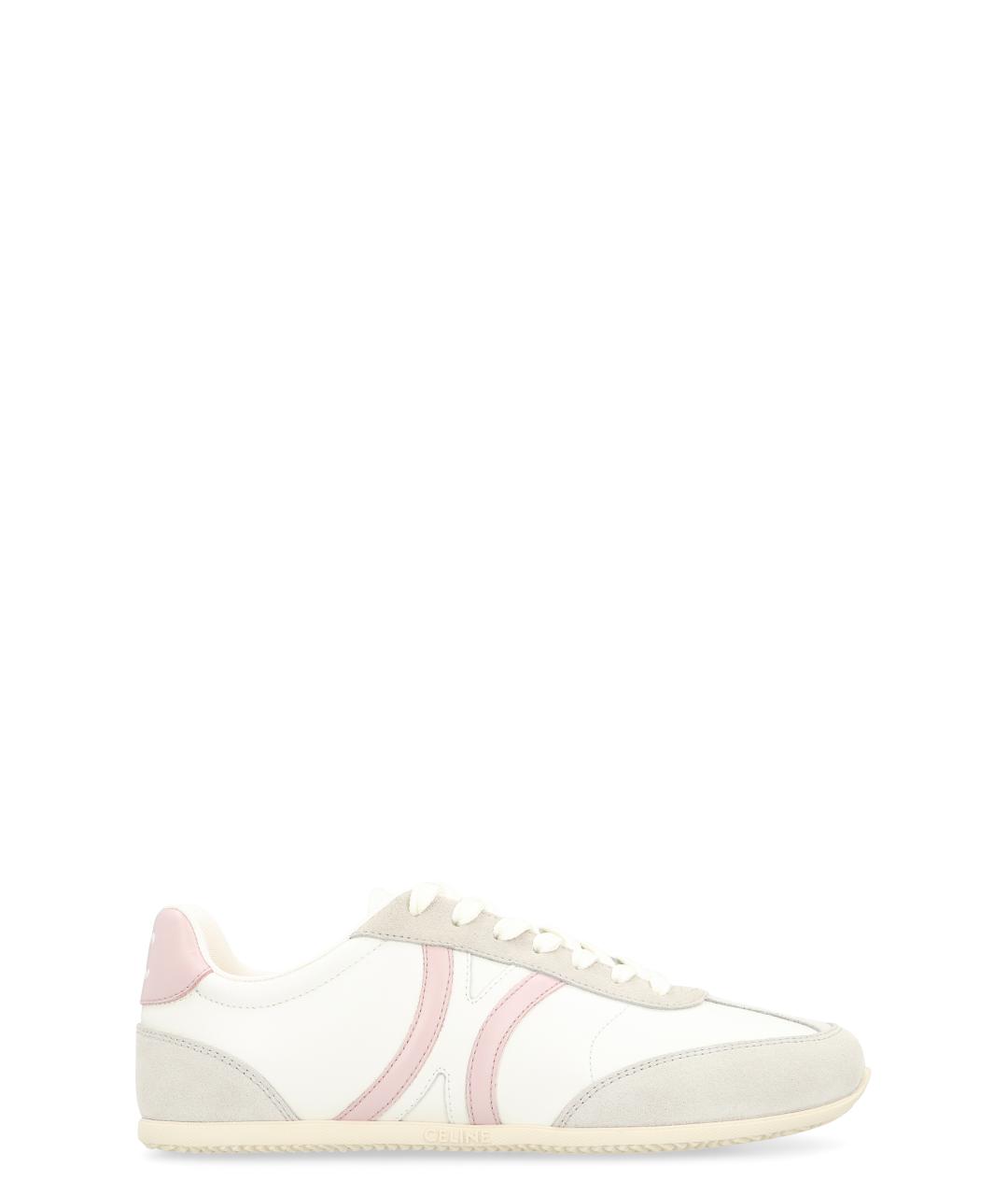 CELINE Белые кожаные кроссовки, фото 1