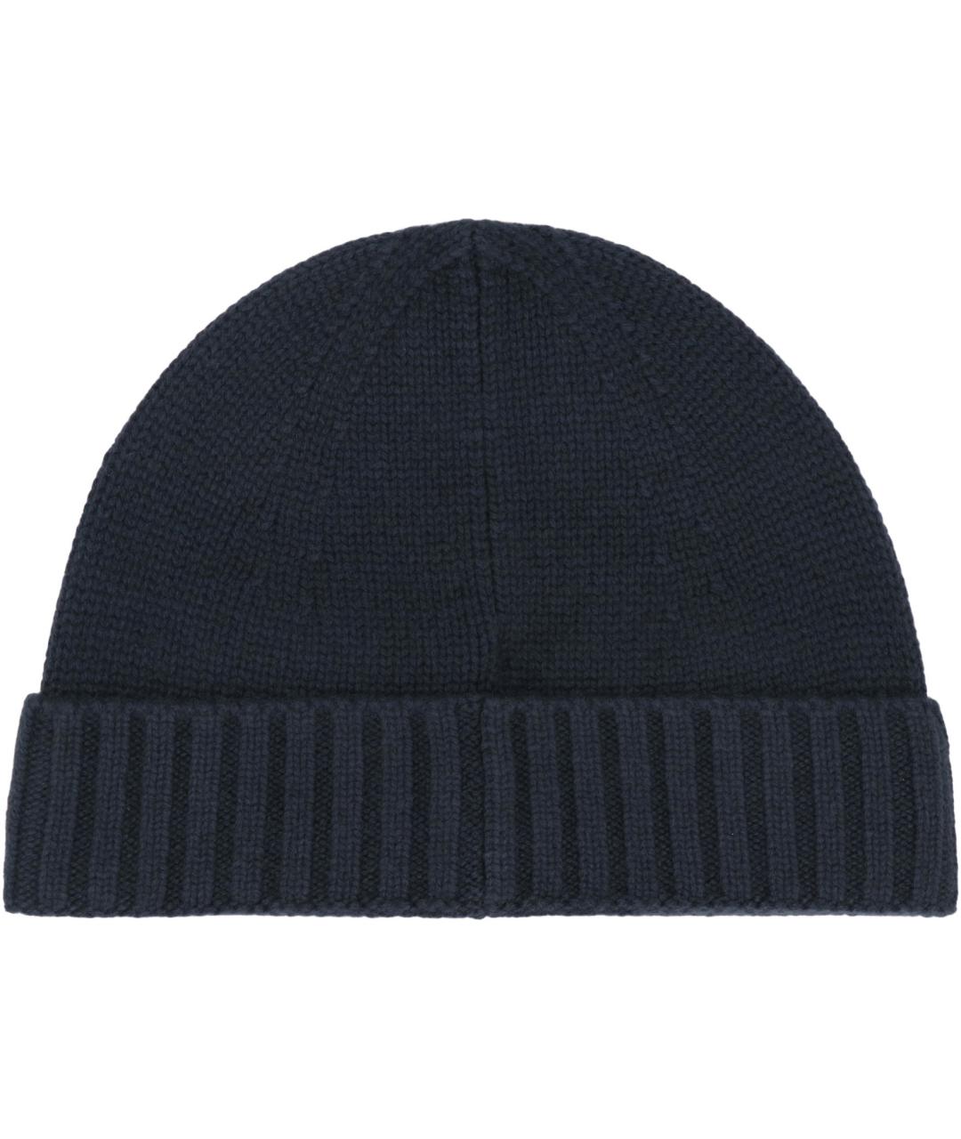 STONE ISLAND Темно-синяя кашемировая шапка, фото 2