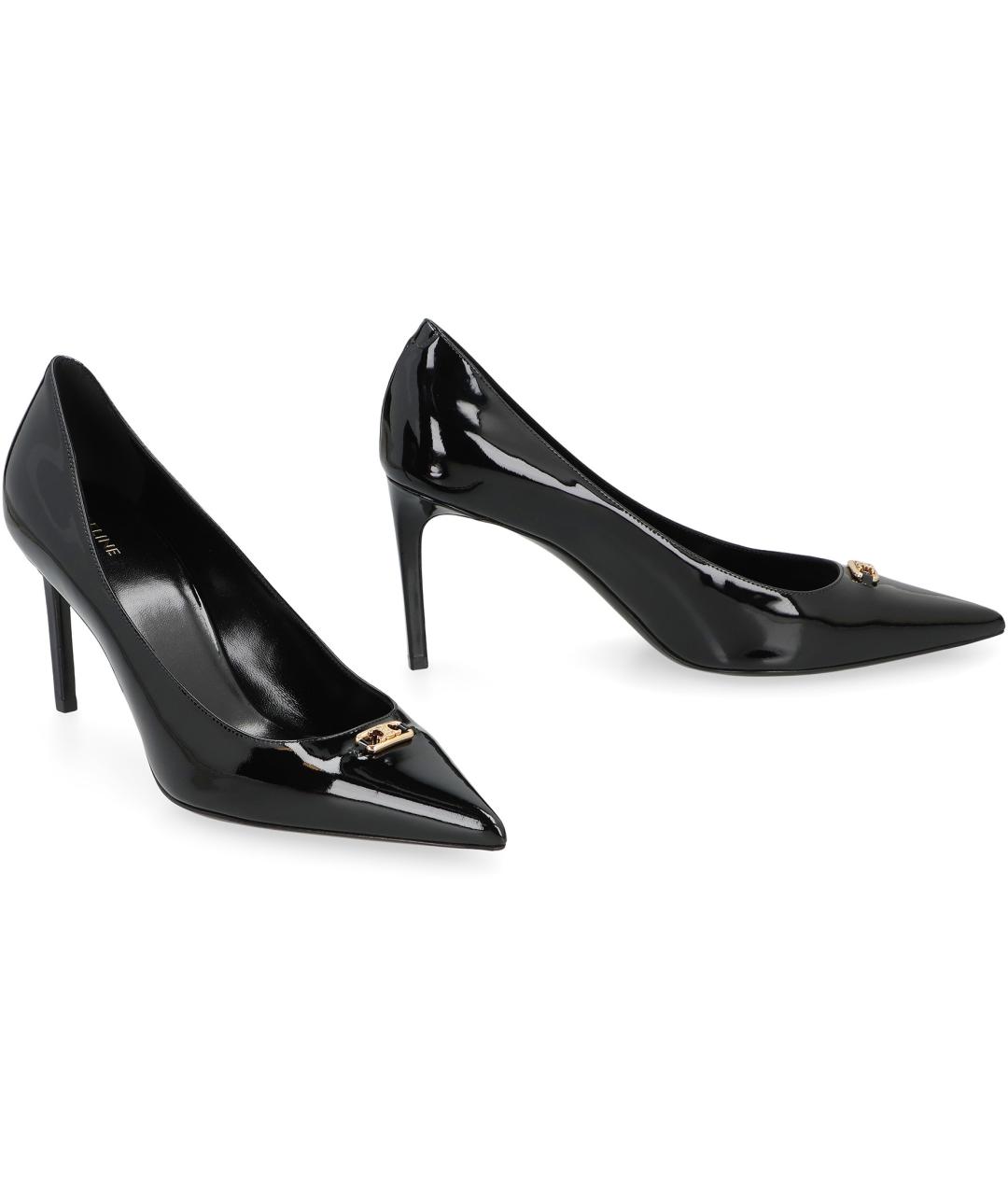 CELINE Черные кожаные туфли, фото 3