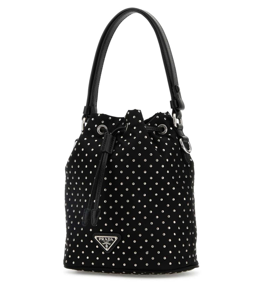 PRADA Черная синтетическая сумка через плечо, фото 2