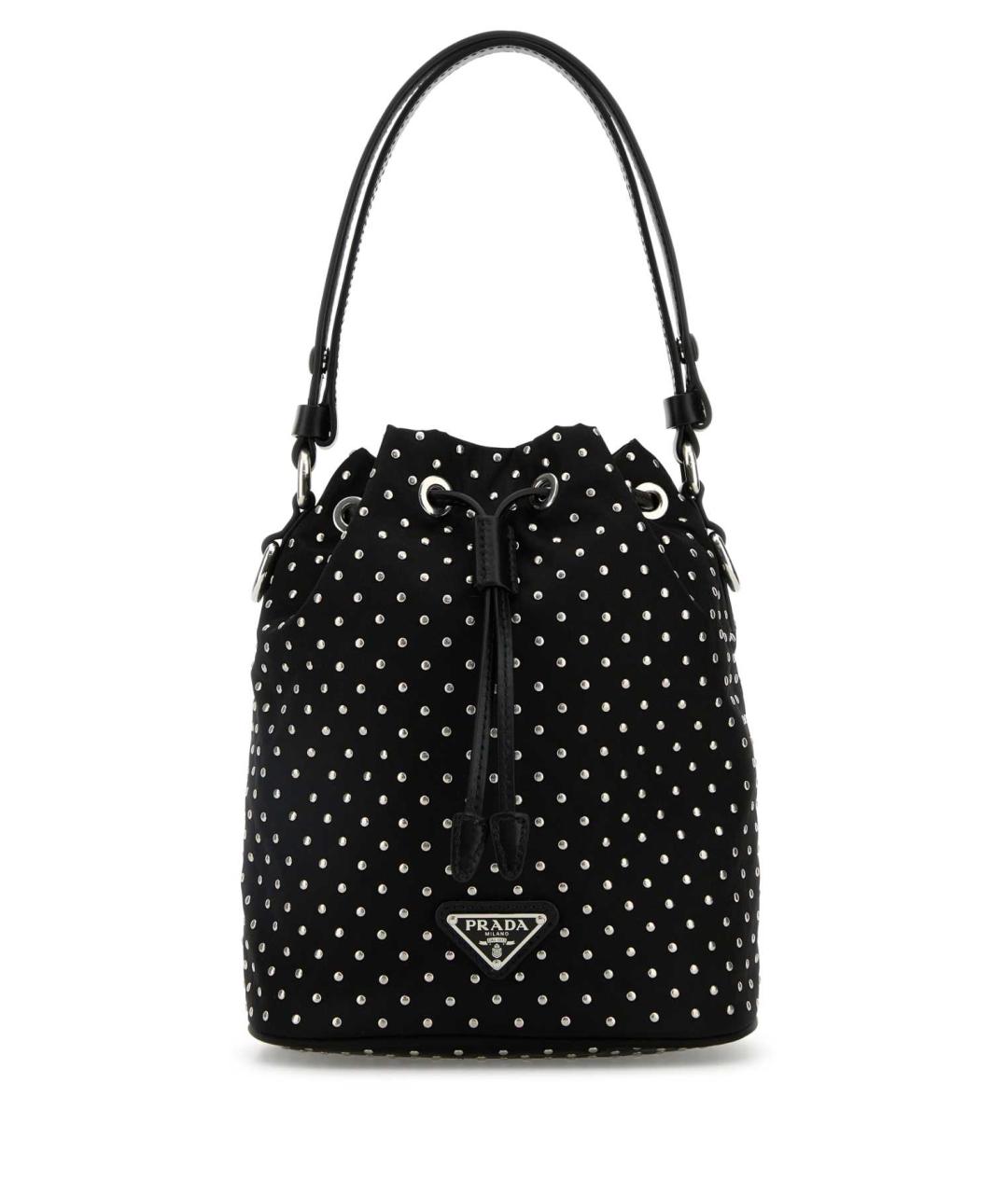 PRADA Черная синтетическая сумка через плечо, фото 1