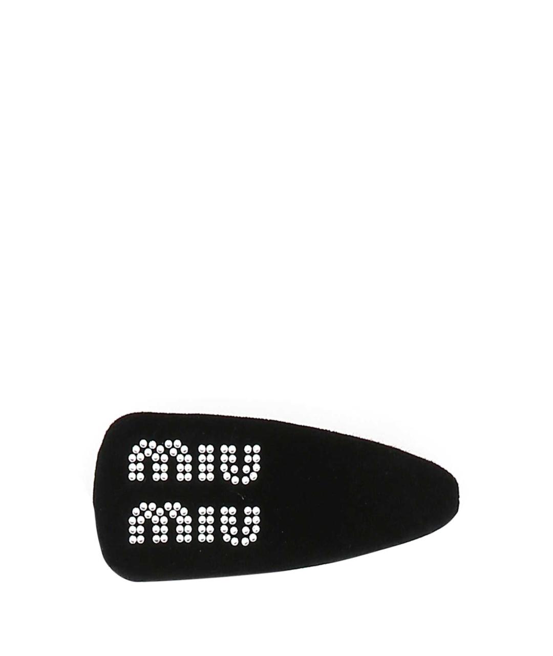 MIU MIU Черная заколка, фото 1