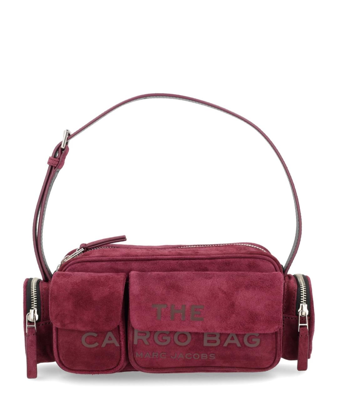 MARC JACOBS Бордовая замшевая сумка через плечо, фото 1